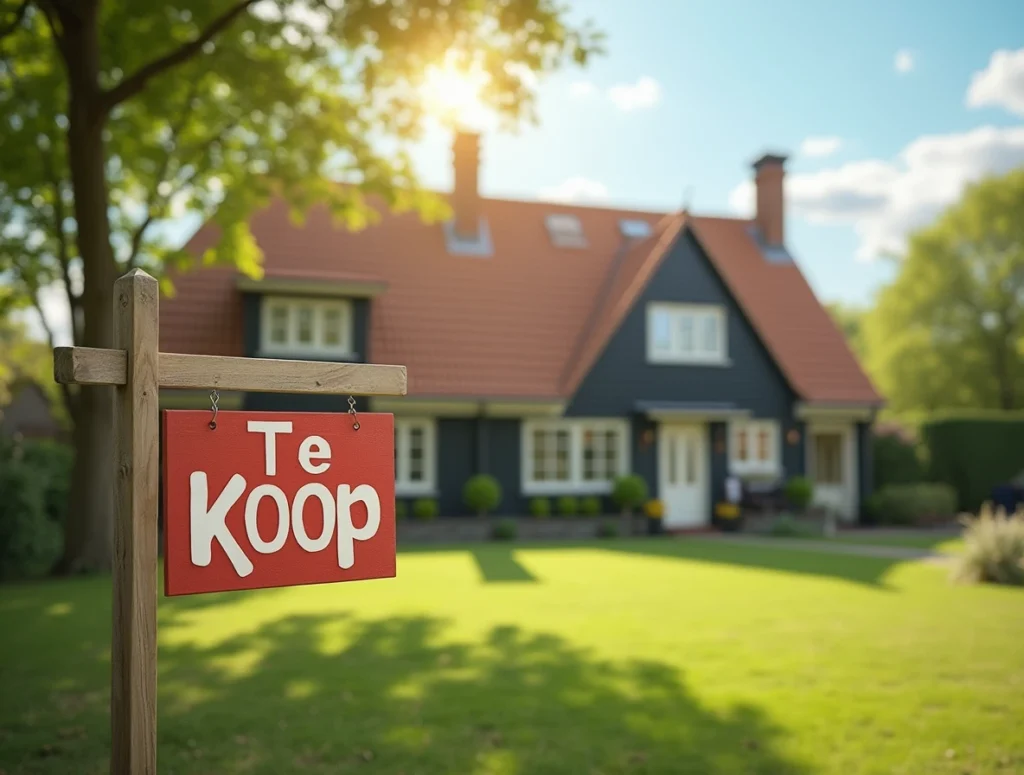 Huis staat te koop want mensen gaan emigreren